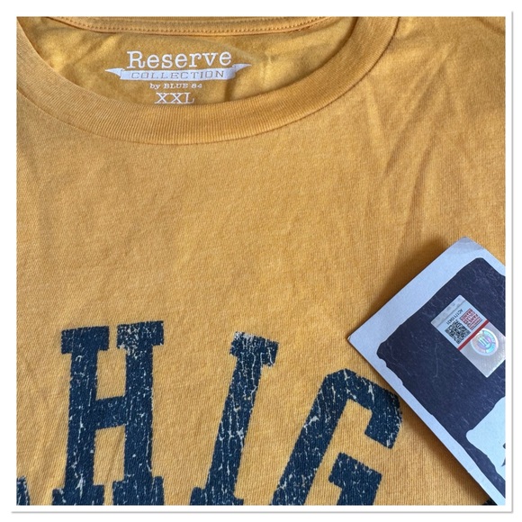 Men’s Vintage Michigan Wolverine’s T Shirt Reserve Collection by Blue 84 - Picture 4 of 4